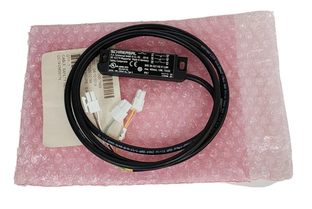 NEW SCHMERSAL BNS 36-02/10Z-R 3,0M SAFETY SENSOR 400mA, 10W, 75VDC