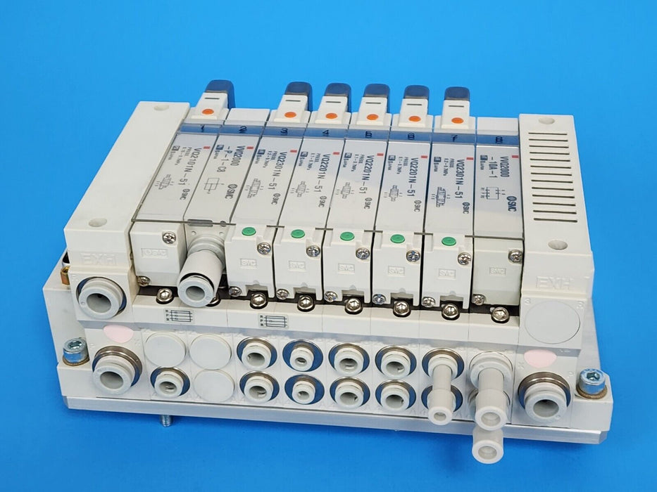 NEW SMC VV5Q21-08-DAN00043 MANIFOLD VQ2201N-51, VQ2301N-51