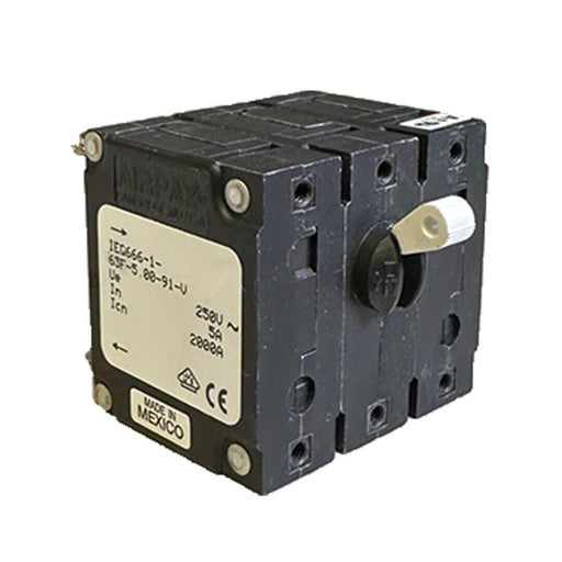 NEW AIRPAX IEG666-1-63F-5.00-91-V / IEG666163F50091V CIRCUIT BREAKER 250V 5A