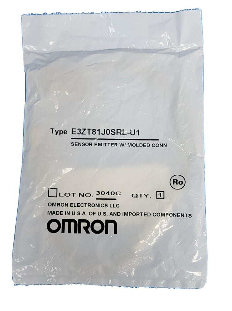 NEW OMRON E3ZT81J0SRL-U1 SENSOR EMITTER W/ MOLDED CONN