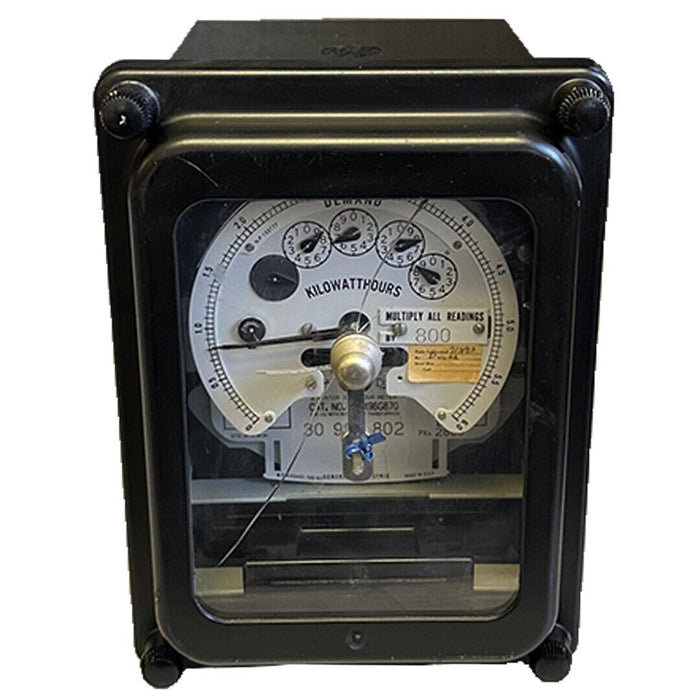 GENERAL ELECTRIC 700X96G870 2-STRATOR WATTHOUR METER DSMW-65 / DSMW65 *READ