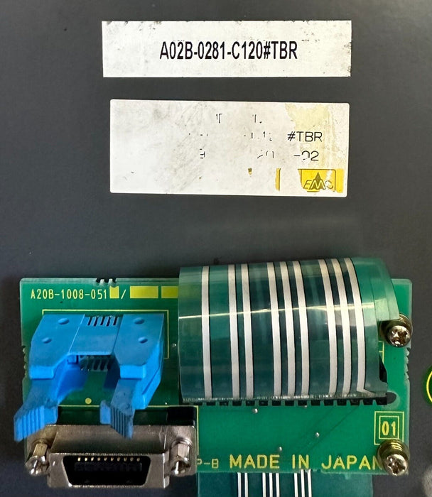 FANUC A02B-0281-C120#TBR / A02B0281C120TBR MDI CNC KEYPAD/KEYBOARD UNIT