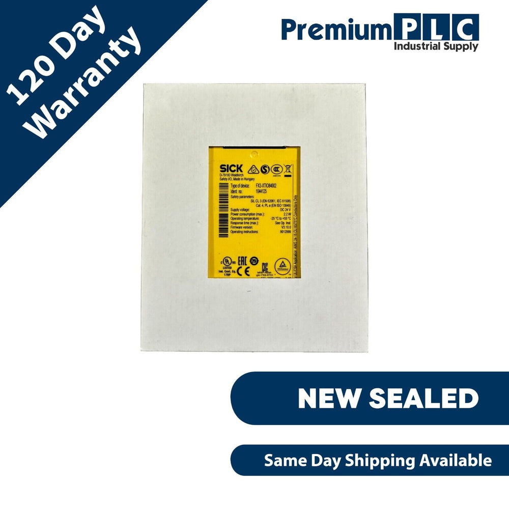 SICK FX3-XTIO84002 Flexi Soft Safety I/O Module 1044125 - 8 Safe In / 4 Safe Out