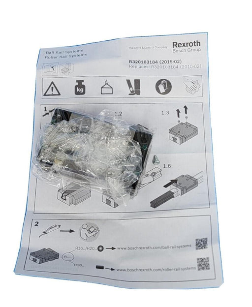 LOT OF 4 NIB REXROTH R16228942Y LINEAR RUNNER BLOCKS KWD-020-SNS-C0-N-1