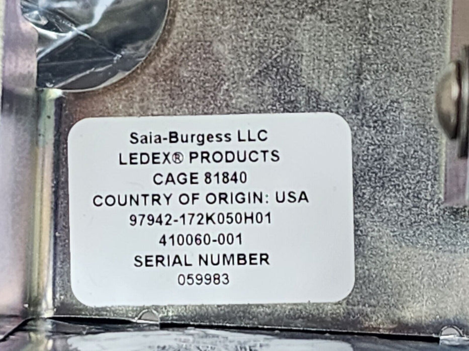NEW SAIA-BURGESS LEDEX PRODUCTS CAGE 81840, 97942-172K050H01, 410060-001