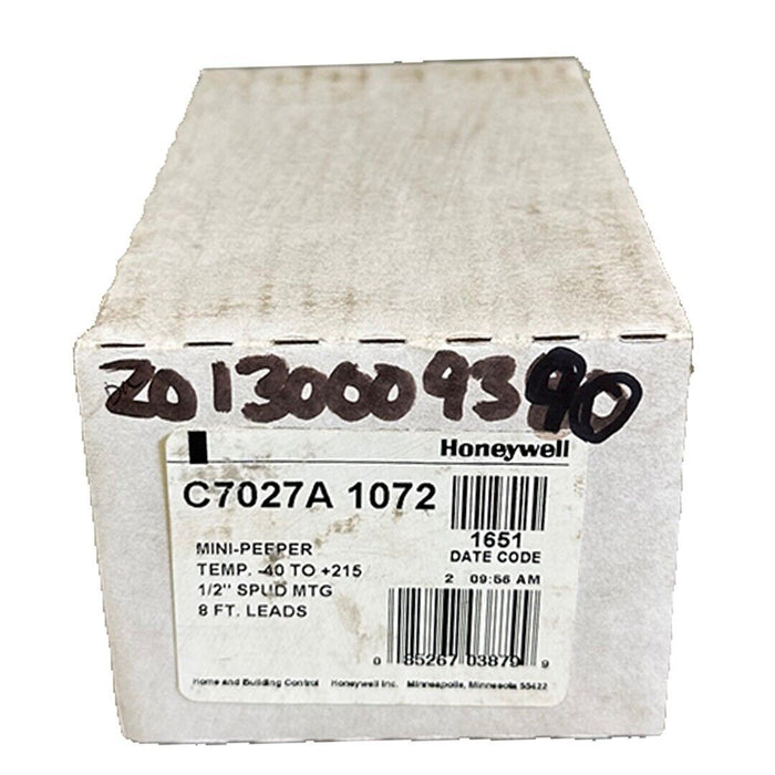 NEW HONEYWELL C7027A 1072 / C7027A1072 MINI-PEEPER ULTRAVIOLET FLAME DETECTOR
