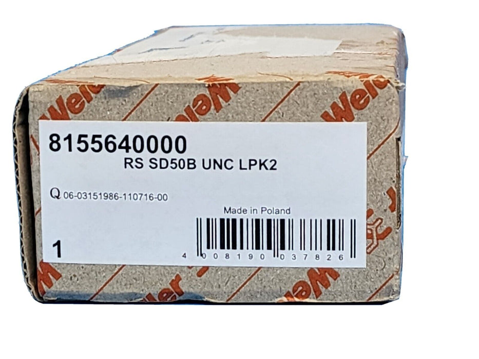 NIB WEIDMULLER 8155640000 RS SD50B UNC LPK2