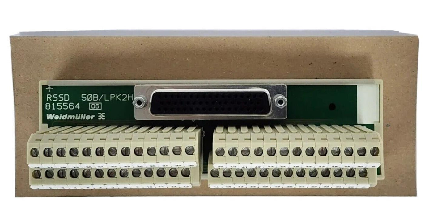 NIB WEIDMULLER 8155640000 RS SD50B UNC LPK2