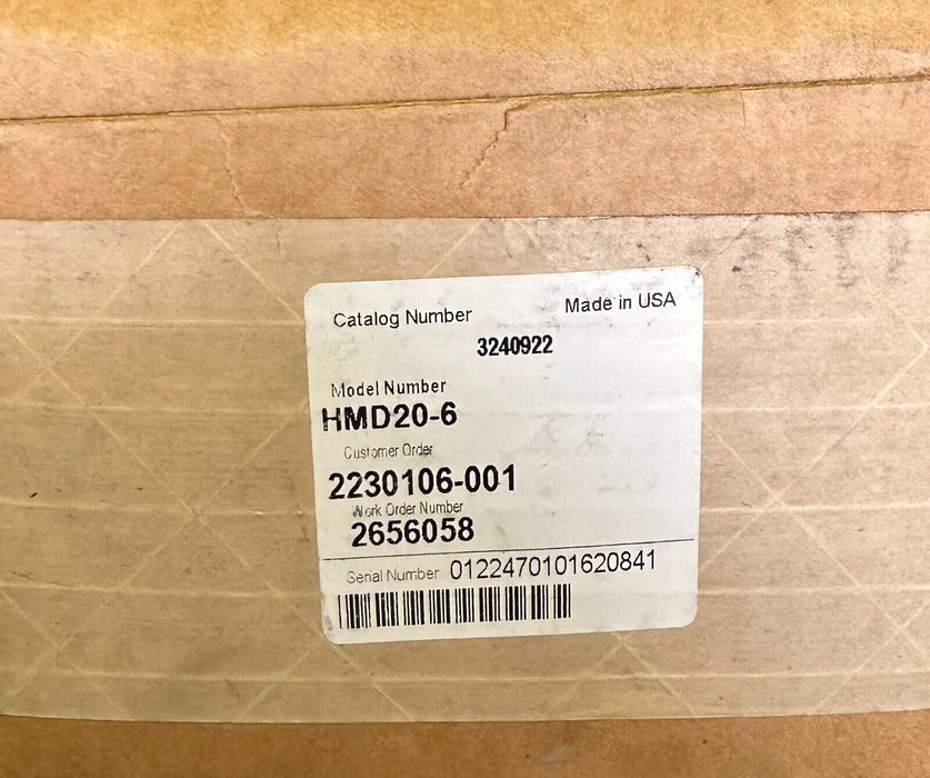 NEW SPX HANKISON HMD20-6 / HMD206 MEMBRANE AIR DRYER 3240922 175PSIG / 12 BAR