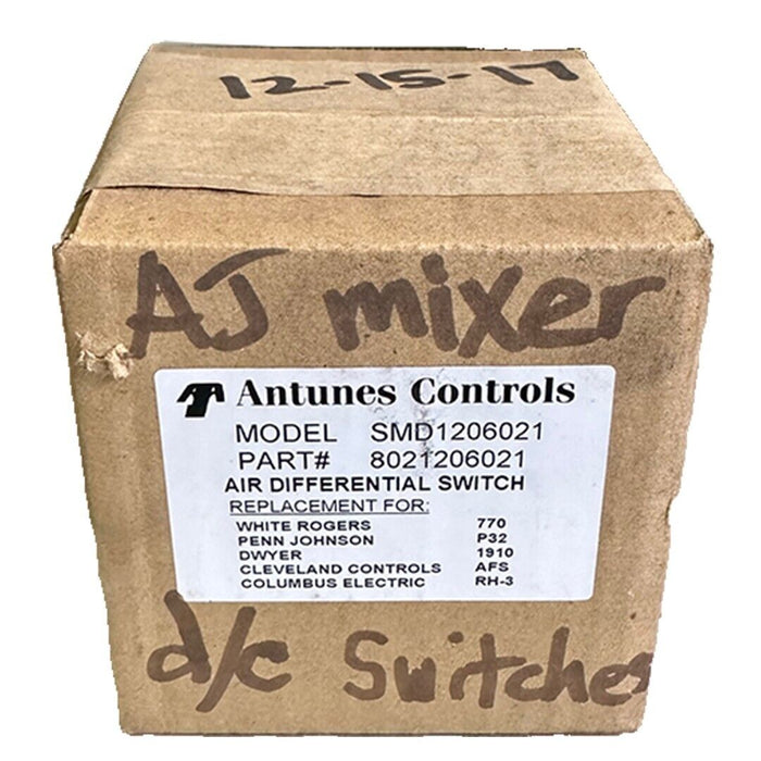 NEW SEALED ANTUNES CONTROLS 8021206021 / SMD1206021 AIR DIFFERENTIAL SWITCH