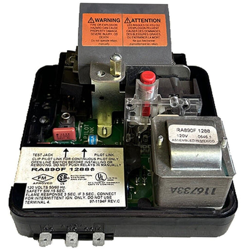 HONEYWELL RA890F 1288 / RA890F1288 FLAME SAFETY PROTECTORELAY CONTROL 120VAC