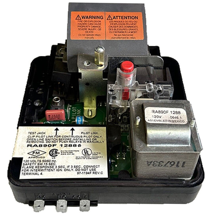 HONEYWELL RA890F 1288 / RA890F1288 FLAME SAFETY PROTECTORELAY CONTROL 120VAC