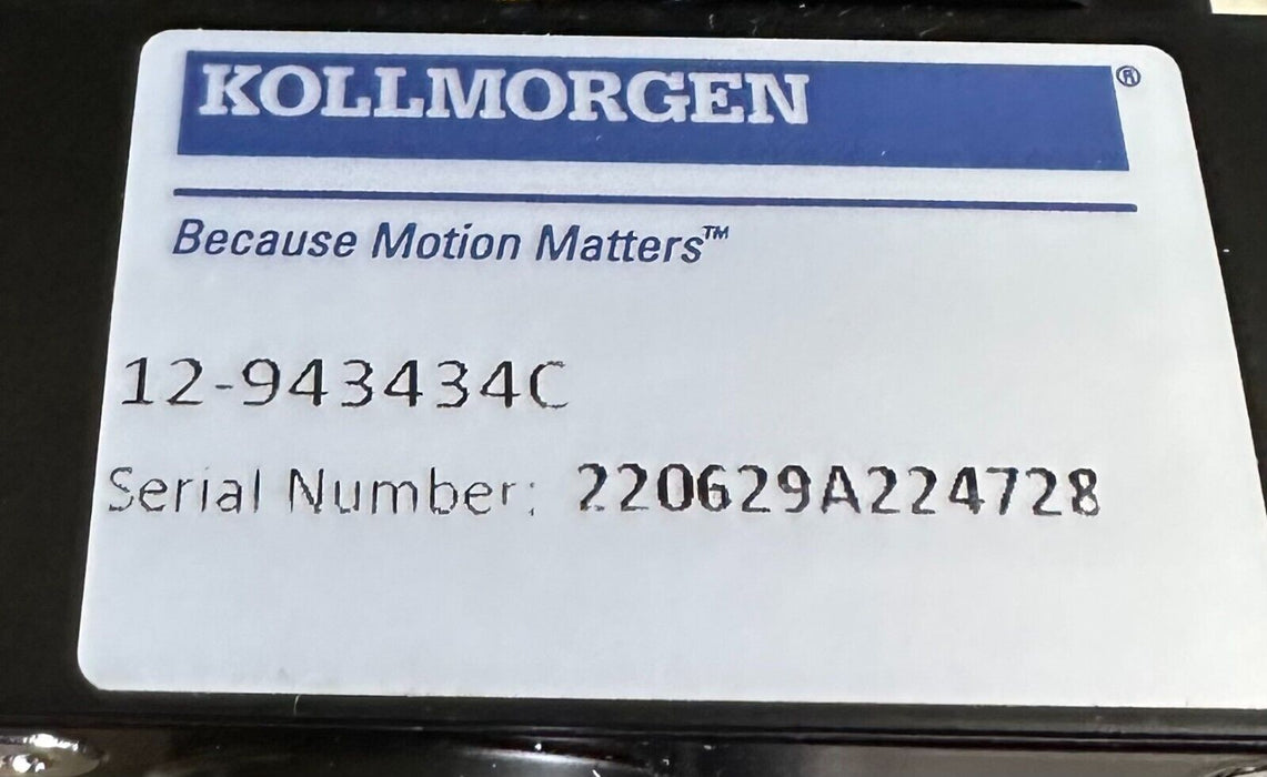 NEW KOLLMORGEN 12-943434C / 12943434C LINEAR ACTUATOR W/ BRAKE *READ