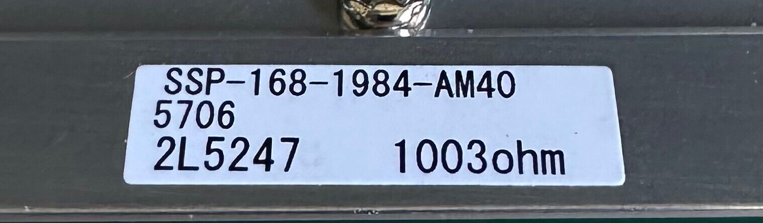 ZEBRA SSP-168-1984-AM40 / SSP1681984AM40 THERMAL PRINTHEAD 300DPI 170Xi