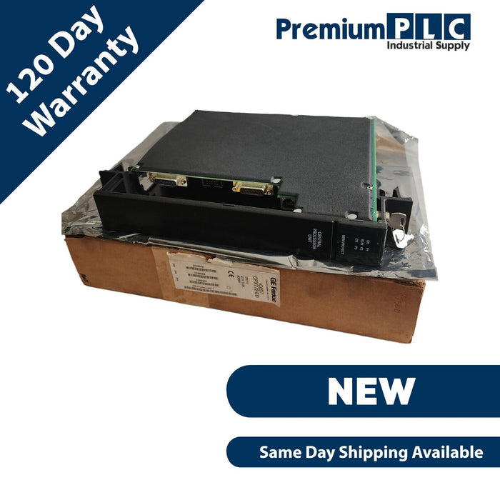 GE FANUC IC697CPX772-ED / IC697CPX772 CPX772 CPU MODULE W/512K MEMORY NEW