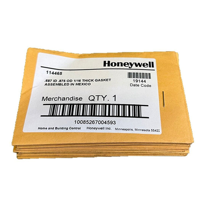 12 NEW HONEYWELL 114465 1/16'' THICK GASKETS .687 INSIDE DIAMETER .875 OUTSIDE