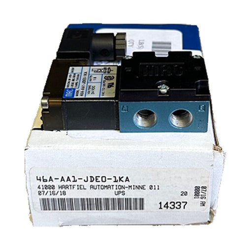 NEW MAC 46A-AA1-JDEO-1KA / 46AAA1JDEO1KA SOLENOID VALVE 46 SERIES 4-WAY 24VDC