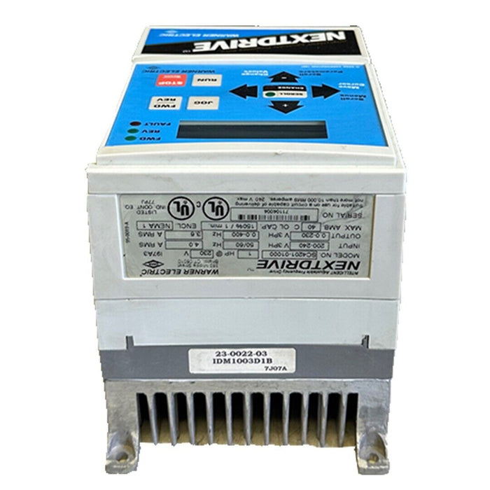 WARNER ELECTRIC SC4201-01000 / SC420101000 NEXTDRIVE FREQUENCY DRIVE 1HP 230V