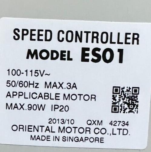 NEW ORIENTAL MOTOR MODEL ES01 SPEED CONTROLLER 1-PH ACCEL/DECEL 50/60Hz