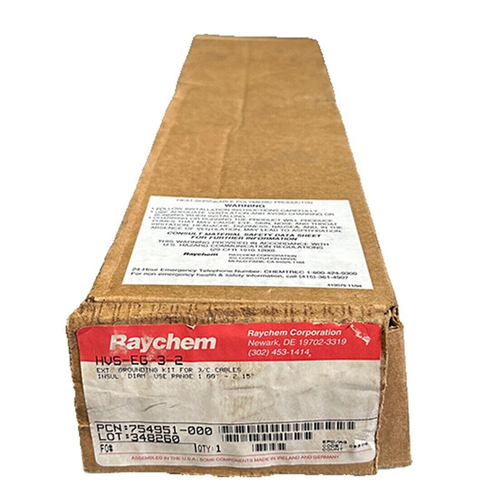 NEW RAYCHEM HVS-EG-3-2 / HVSEG32 EXT. GROUNDING KIT FOR 3/C CABLES 754951-000