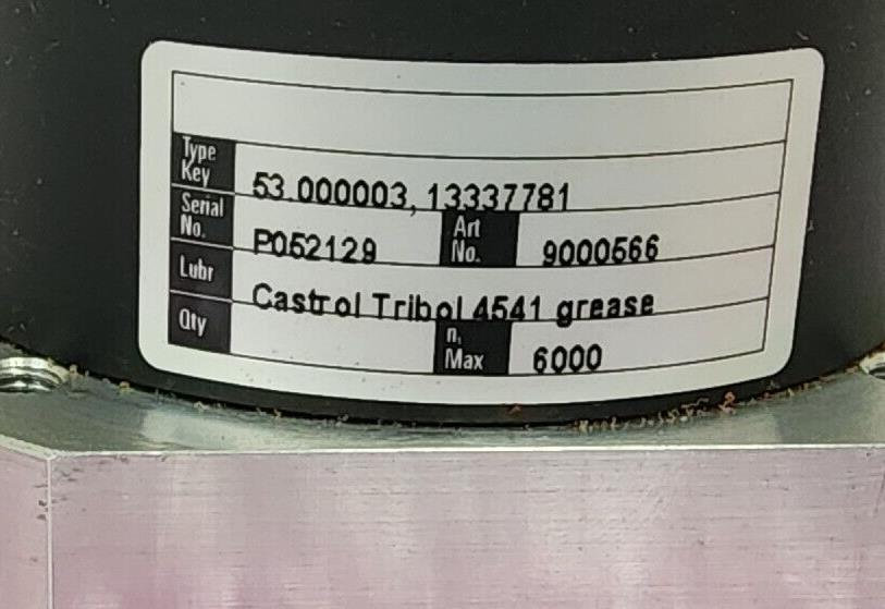 NIB LENZE 53.000003, 13337781 PLANGBOX ONVIO AL-010 I=10,000