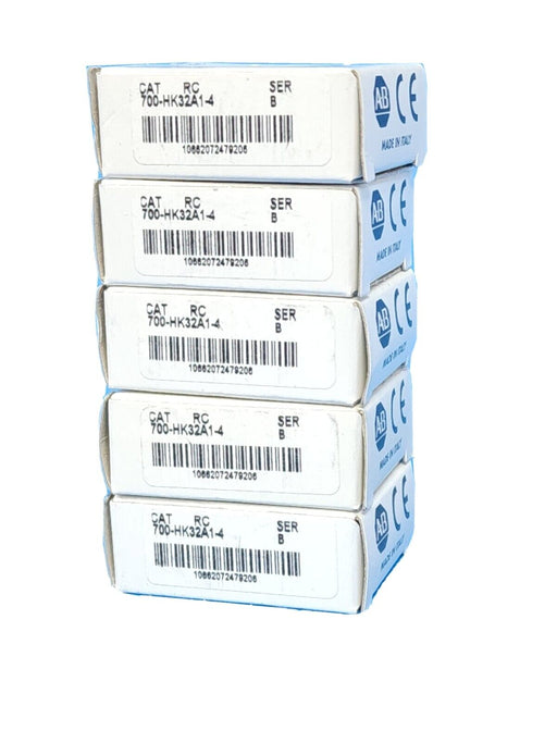 LOT OF 5 NIB ALLEN BRADLEY 700-HK32A1-4 SER. B RELAYS 700HK32A14