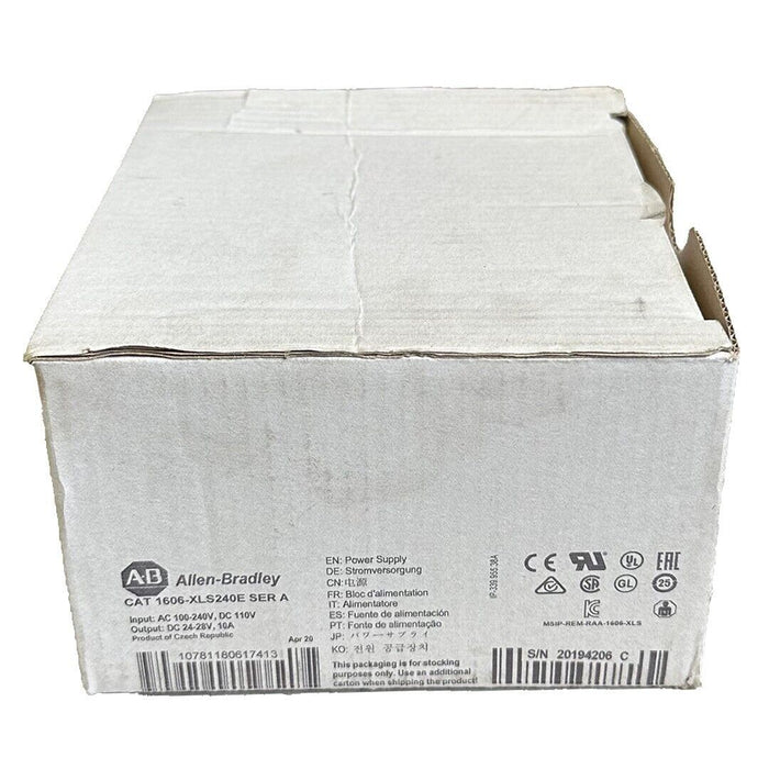 NEW ALLEN BRADLEY 1606-XLS240E /A 1606-XLS AC/DC POWER SUPPLY 240W 1606XLS240E