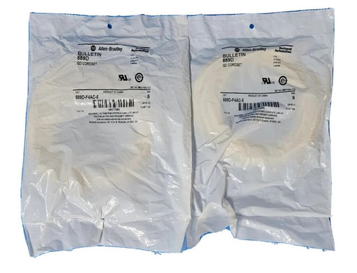 LOT OF 2 NEW ALLEN BRADLEY 889D-F4AC-5 SER. B QD CORDSETS 5M