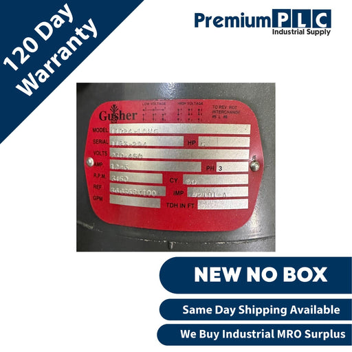 NEW GUSHER 11024-LONG / 11024LONG PUMP 230-460V 3PH 5HP 3GG358X100 3450RPM