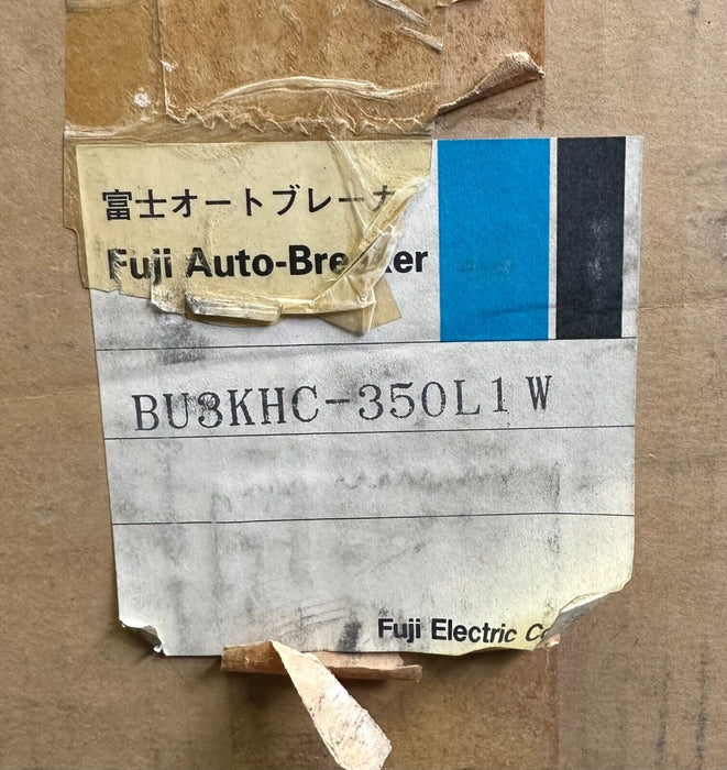 NEW FUJI ELECTRIC BU3KHC-350L1W / BU3KHC CIRCUIT BREAKER 350A 600V 3-POLE
