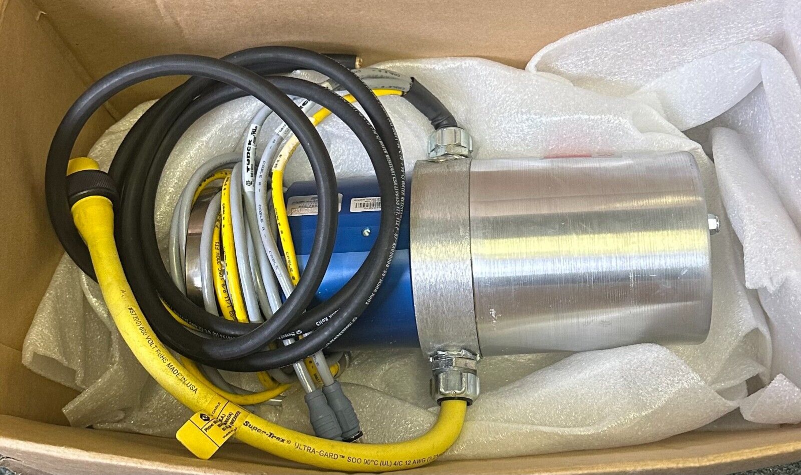 NEW DYNAMIC SEALED TECHNOLOGY M0-08332-R / M008332R ROTARY UNION PRE-WIRED NNB