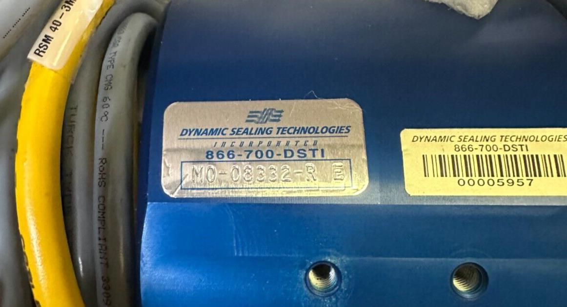 NEW DYNAMIC SEALED TECHNOLOGY M0-08332-R / M008332R ROTARY UNION PRE-WIRED NNB