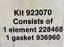 NEW EATON VICKERS 923070 ELEMENT/GASKET KIT 228468 936960