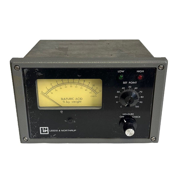 NEW LEEDS & NORTHRUP 7077-1-607-120-001-000 / 70771607120001000 SULFURIC BY WGHT