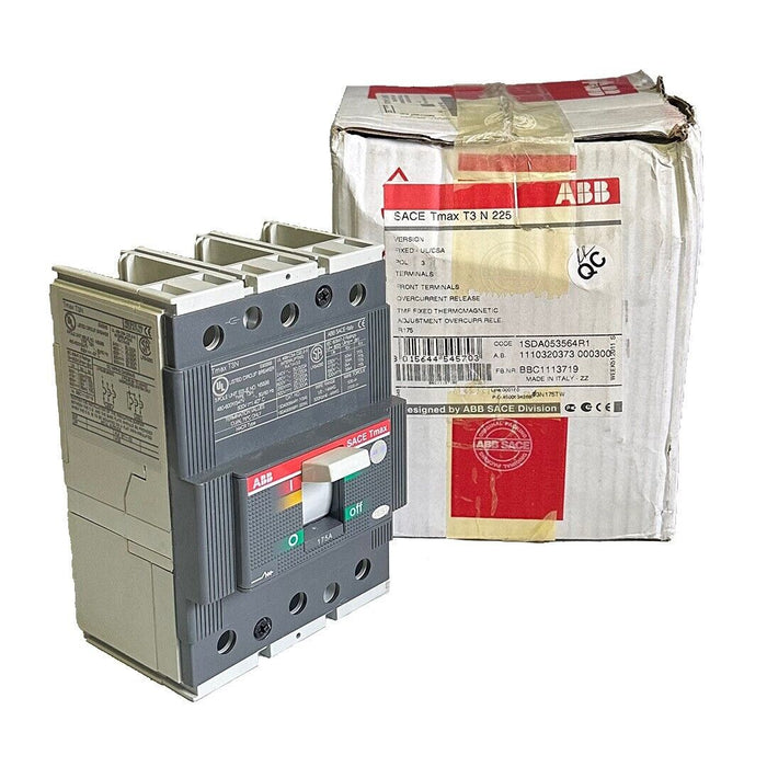 NEW ABB SACE Tmax T3 N 225 CIRCUIT BREAKER 175A 3-POLE T3N175TW 1SDA053564R1