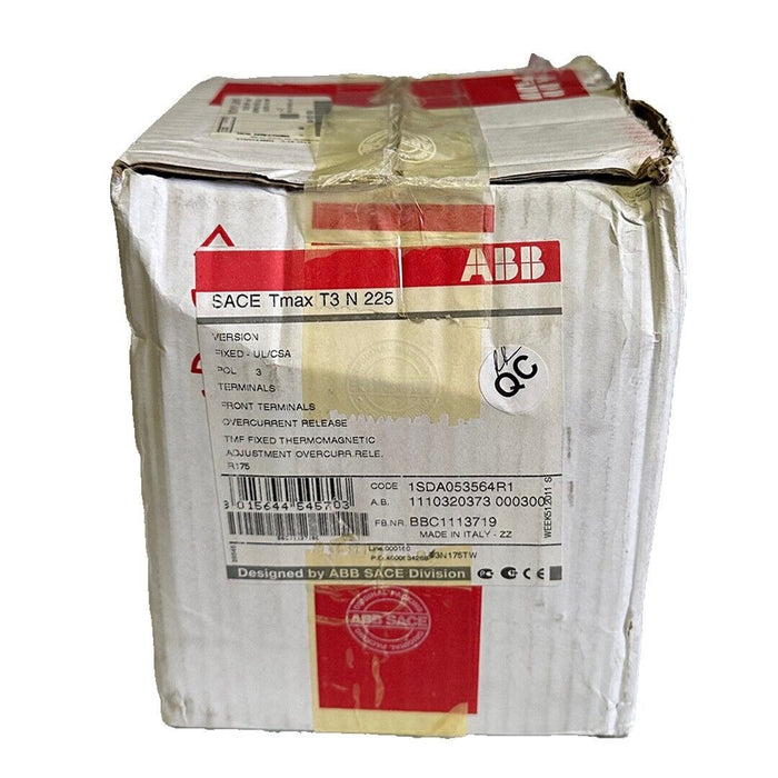 NEW ABB SACE Tmax T3 N 225 CIRCUIT BREAKER 175A 3-POLE T3N175TW 1SDA053564R1