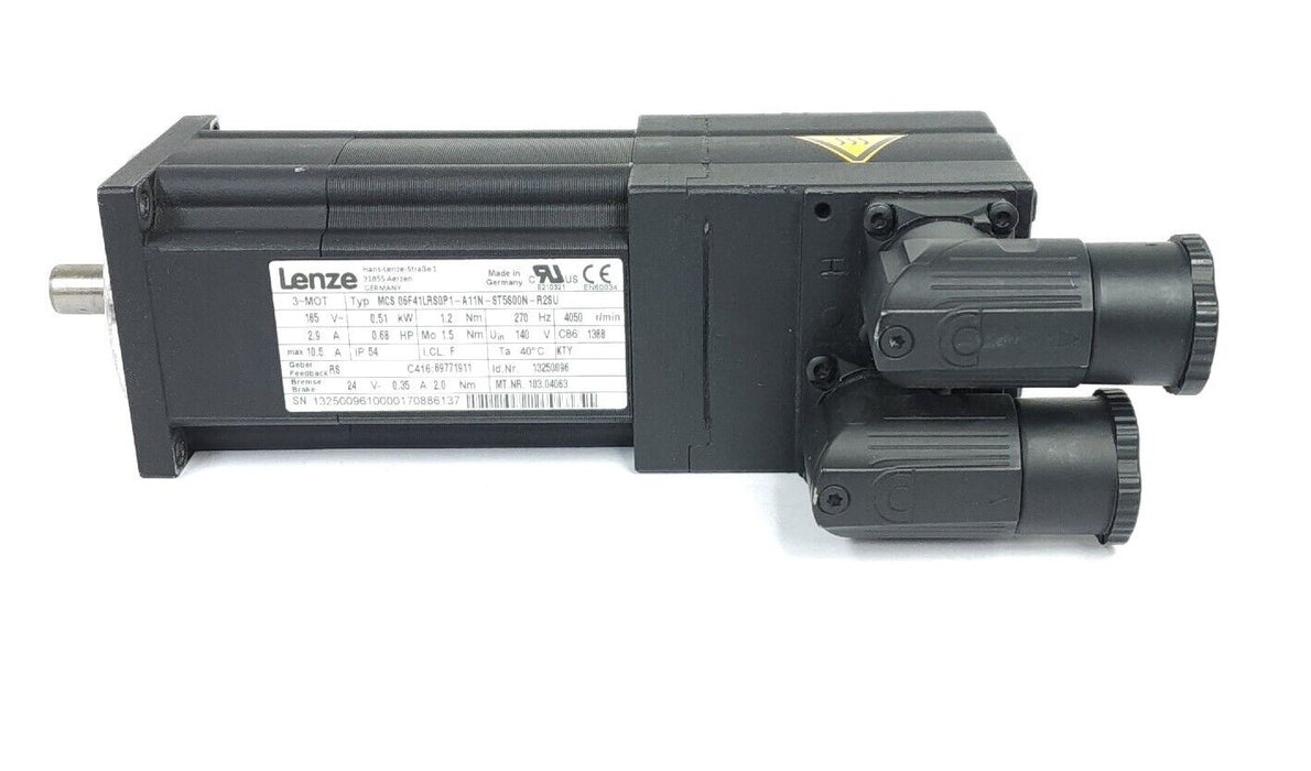 LENZE MCS 06F41LRS0P1-A11N-ST5S00N-R2SU SERVO MOTOR ID. NR. 13250096