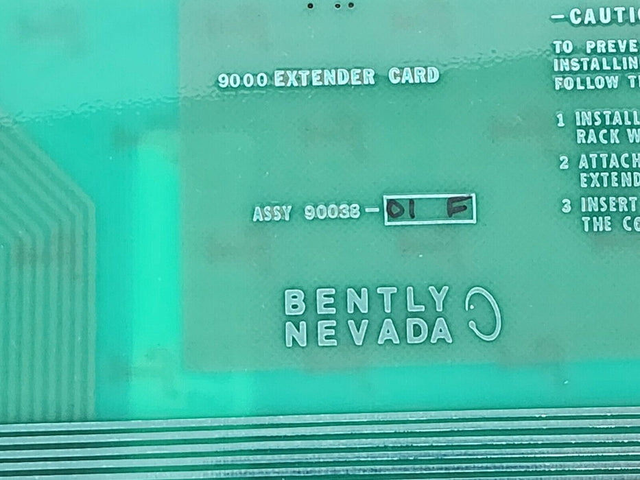 BENTLY NEVADA 90038-01F EXTENDER CARD 90038-01 F, 9003801F