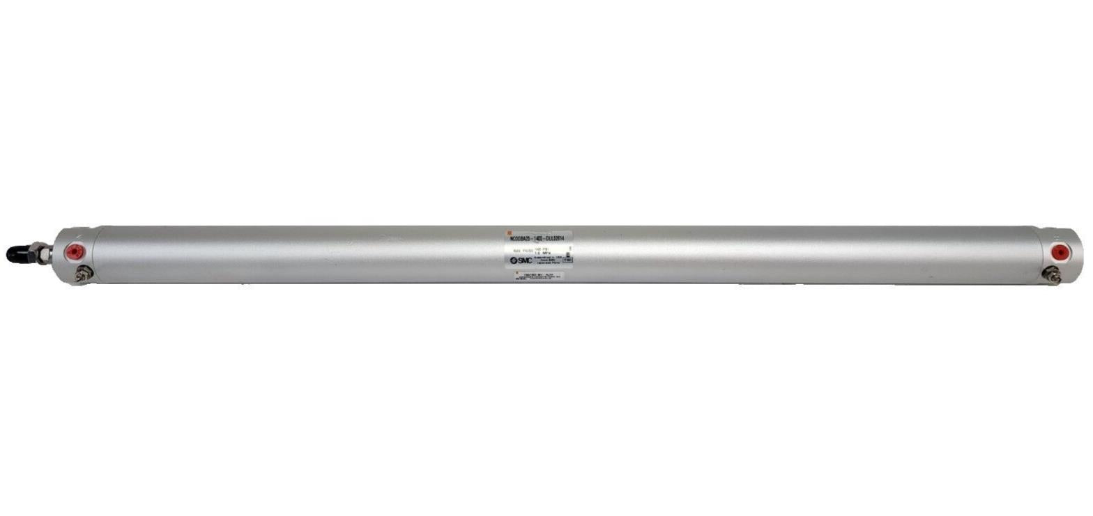 NEW SMC NCDGBA25-1400-DUL02614 PNEUMATIC CYLINDER 25MM BORE 14INCH STROKE