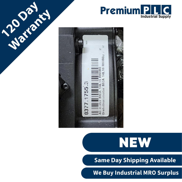 NEW LENZE MCA 14L16-RS0B0-N24R-ST5F10N-R0SU 3P MCA SERVO MOTOR ID. NR. 15551541
