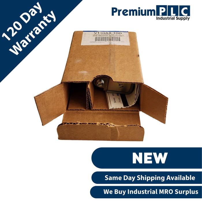 NEW JOHNSON CONTROLS V11HAA-100 3-WAY SOLENOID AIR VALVE 120V 30PSI 1/8NPT