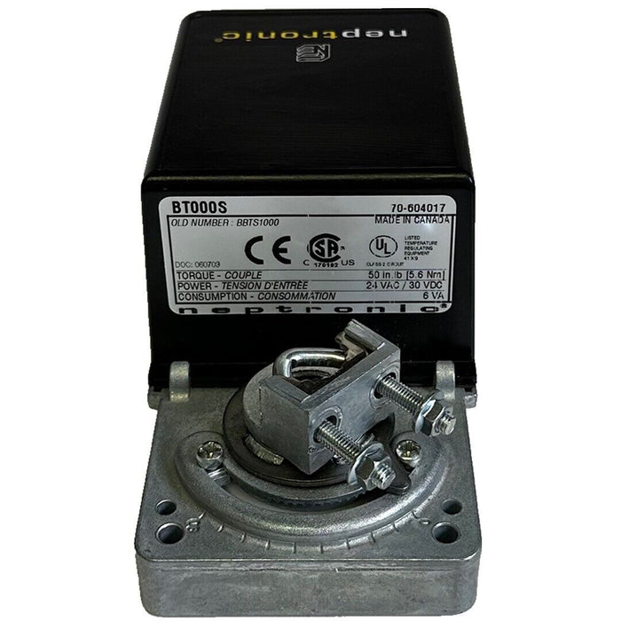 NEW NEPTRONIC BT000S / BBTS1000 LOW VOLTAGE ACTUATOR 5.6Nm 24VAC/30VDC 70-604017