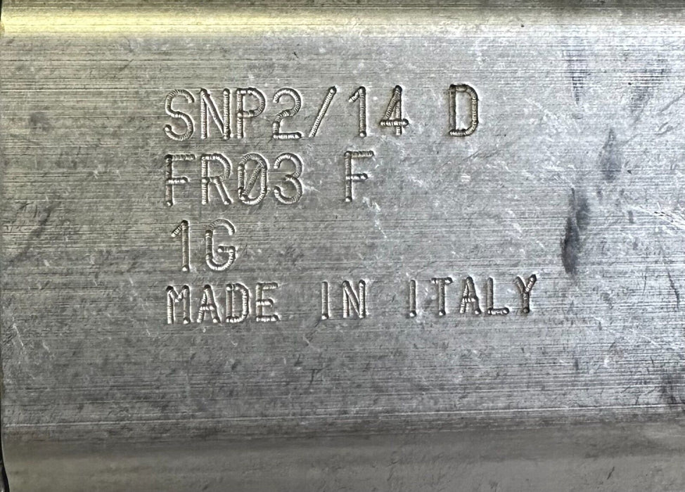 NEW SAUER DANFOSS SNP2/14 D GEAR PUMP CO41 1F FR03 F AW10/01 AW24/01