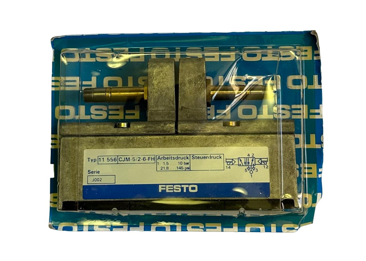 NEW FESTO CJM-5/2-6-FH / CJM526FH SOLENOID VALVE 1.5-10BAR 11-556 / 11556
