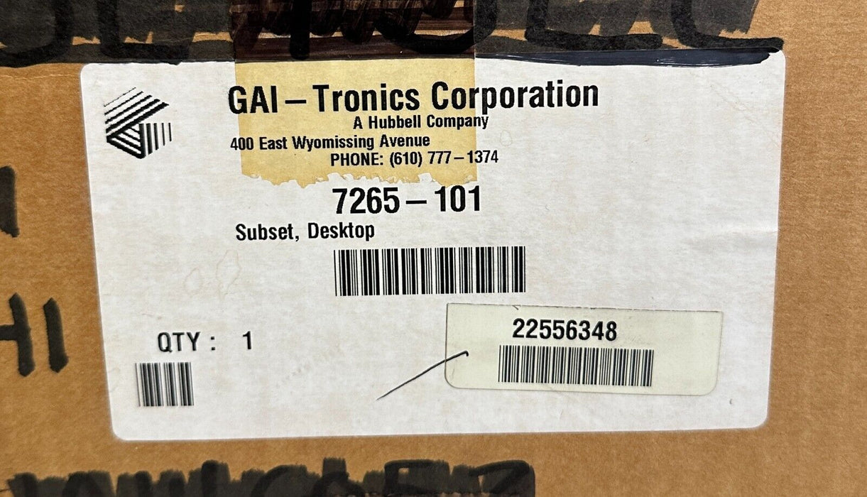 NEW SEALED GAI-Tronics 7265-101 / 7265101 DESKTOP 1-5 PARTY SUBSET PHONE