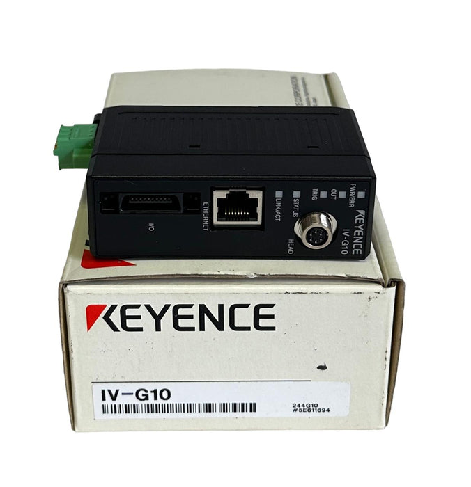 NEW KEYENCE IV-G10 / IVG10 SENSOR AMPLIFIER EtherNet 24Vdc 1.8A CLASS 2 50mA