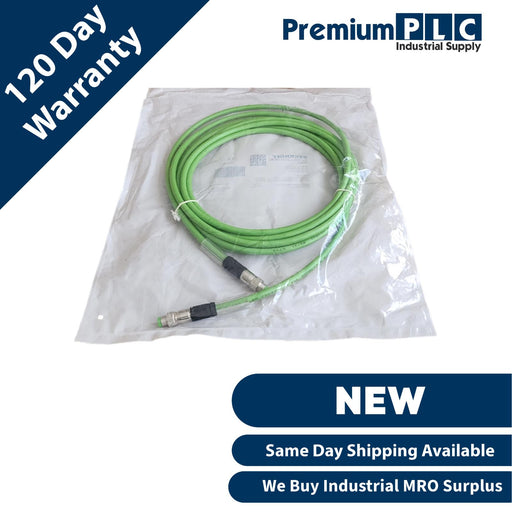 NEW BECKHOFF ZK1090-3131-0040 EtherCAT CABLE 4-PIN M8 MALE/M8 MALE 4m 068516