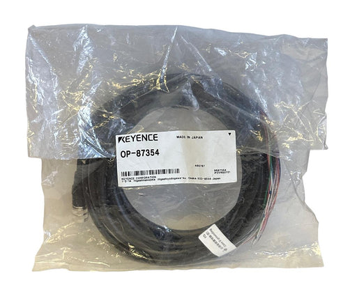 NEW KEYENCE OP-87354 / OP87354 SAFETY LASER CONTROL CABLE 5M SR-x000W NFPA79