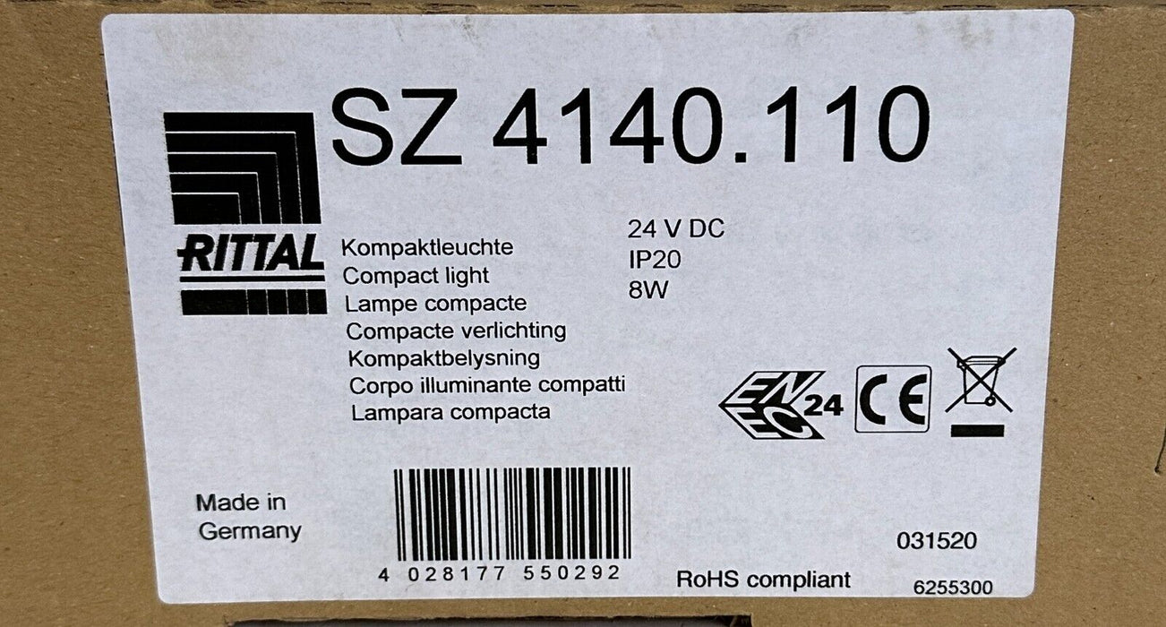 NEW RITTAL SZ 4140.110 / SZ4140110 COMPACT LIGHT 24Vdc IP20 8W 3M CORD