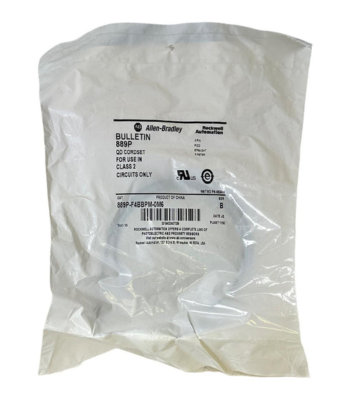 NEW ALLEN BRADLEY 889P-F4BBPM-0M6 /B Pico QD CORDSET 4-PIN 0.6M 889PF4BBPM0M6